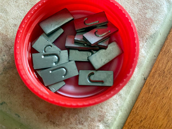 fire safe -letters in bowl